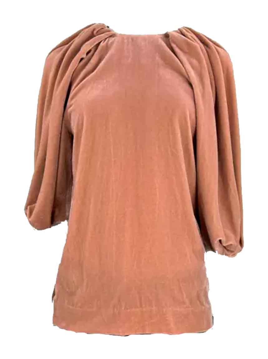 Blusa COS Veludo Rosa