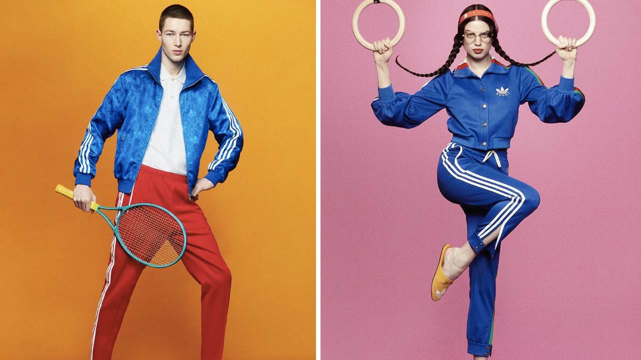Fotos da parceria Adidas x Gucci. (Fotos: Reprodução/Instagram @gucci)