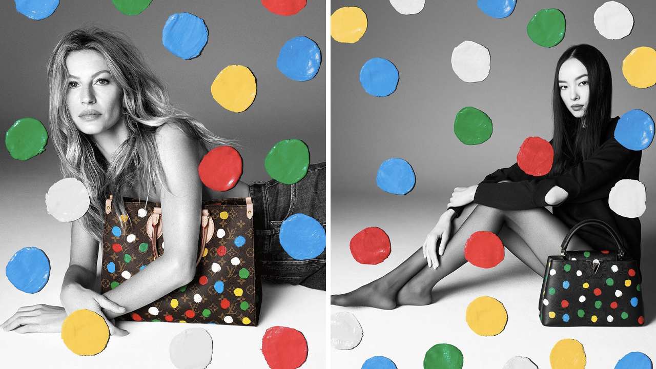 Fotos da colaboração Louis Vuitton x Yayoi Kusama. Clique na imagem e confira mais criações da maison francesa! (Fotos: Reprodução/Instagram @louisvuitton)