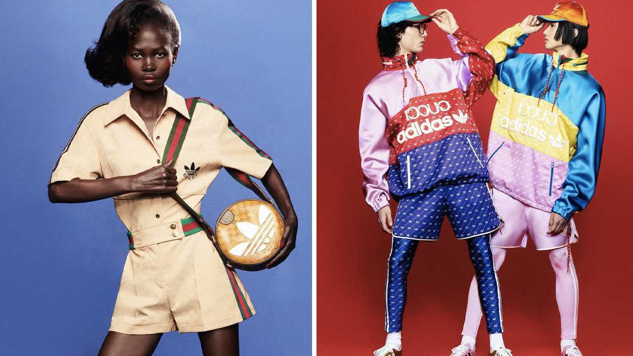 Fotos da parceria Adidas x Gucci. (Fotos: Reprodução/Instagram @gucci)