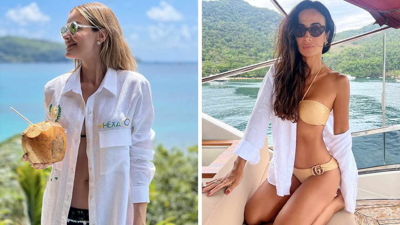Foto 1: Reprodução/Instagram @matranchesi; Foto 2: Reprodução/Instagram @silviabraz. Clique na imagem e confira peças similares!