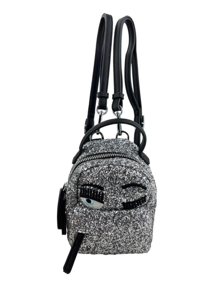 Mochila divertida com brilho
