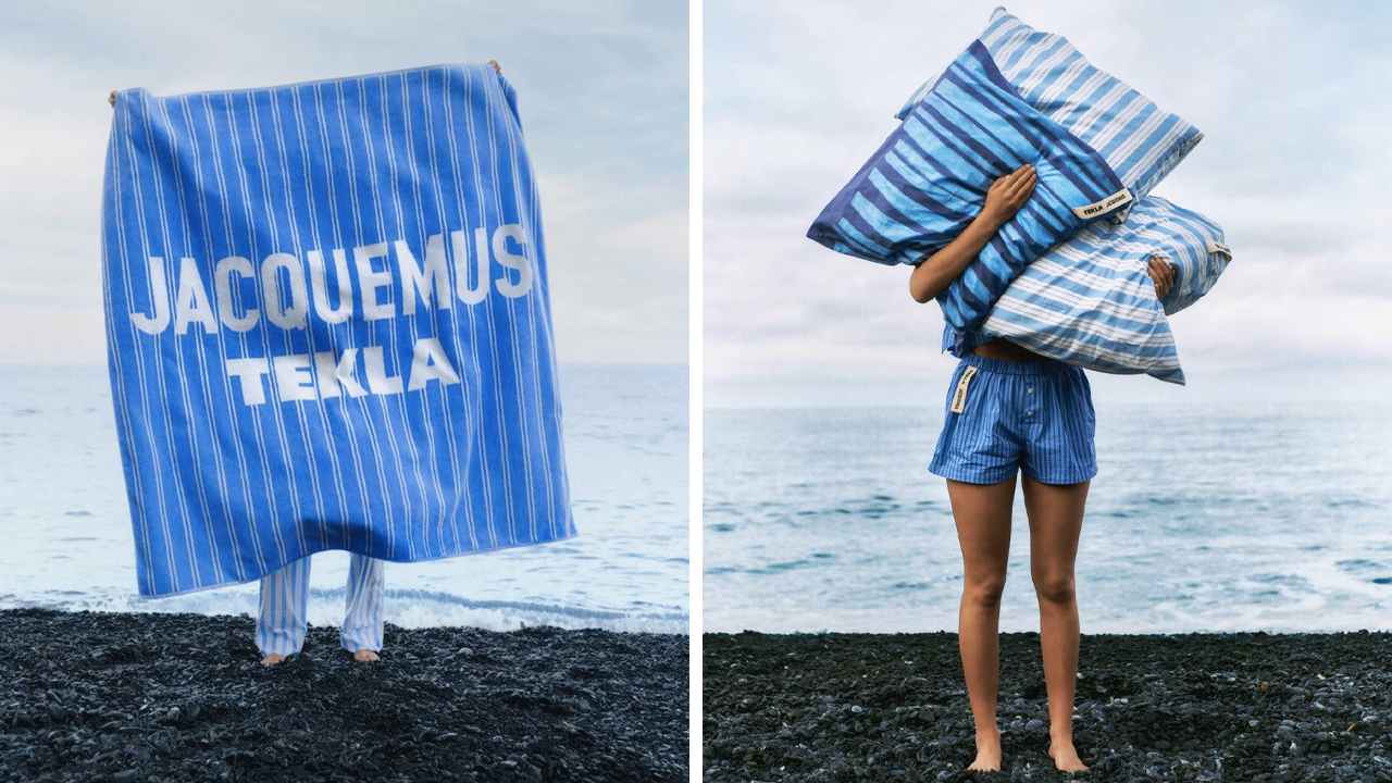 Parceria Jacquemus x Tekla. Clique na imagem e confira criações da marca francesa! (Fotos: Reprodução/Instagram @jacquemus)