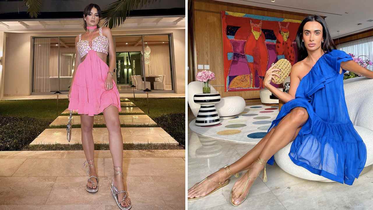 Foto 1: Reprodução/Instagram @thassianavesz; Foto 2: Reprodução/Instagram @silviabraz. Clique na imagem e confira modelos similares!