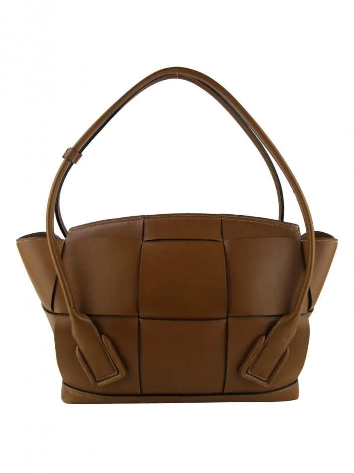 Bolsa Bottega Veneta Arco 48 Maxi Intrecciato Wood