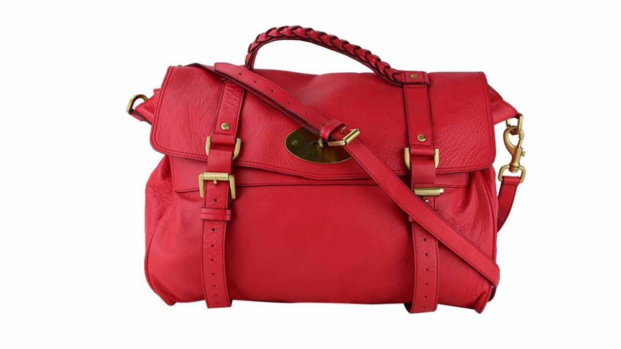 Bolsa Mulberry Alexa Framboesa.