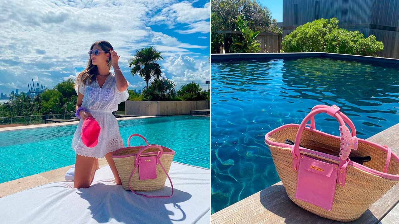 Bolsa de palaha Jacquemus uma das favoritas para o verão de 2023.