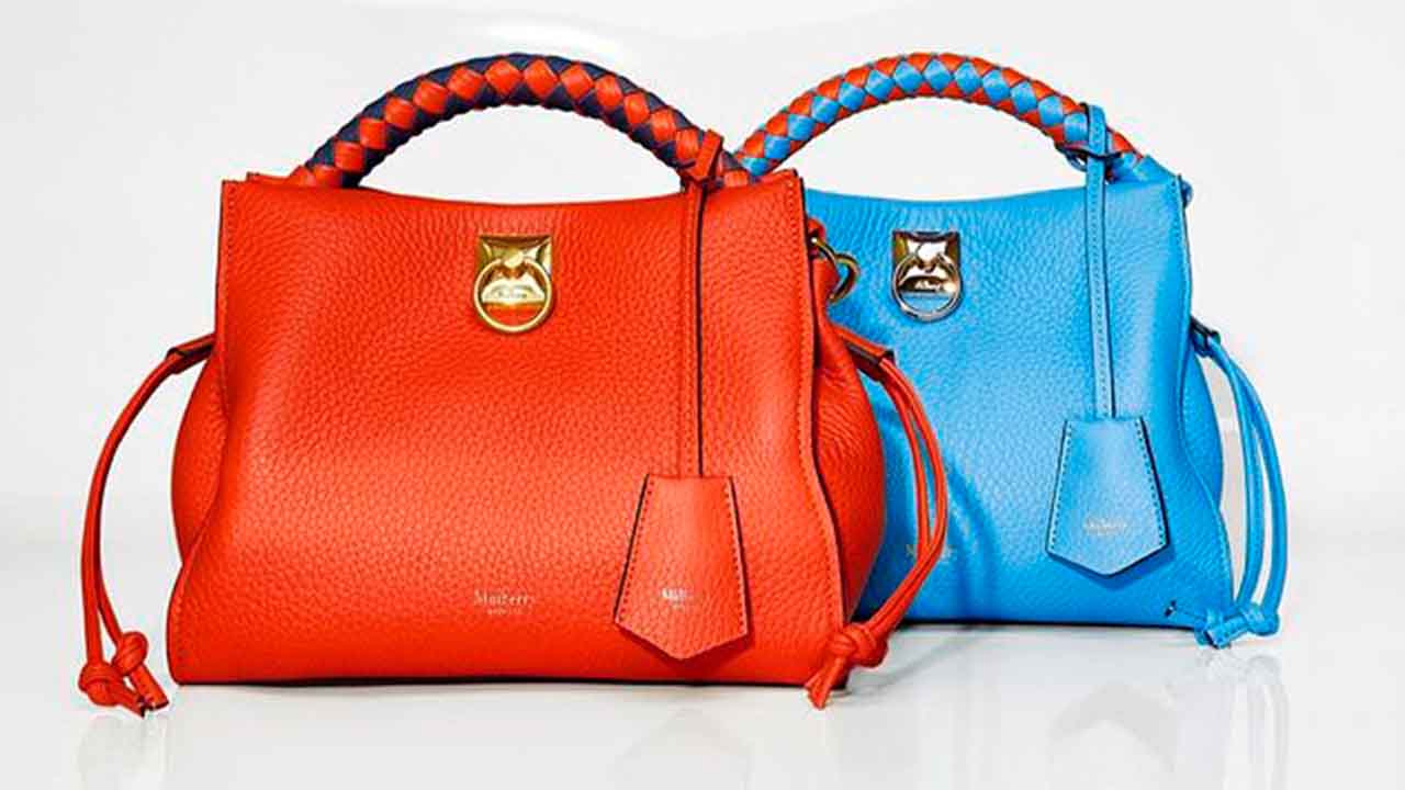 Foto de duas Bolsas da Mulberry, modelo icônico Iris.