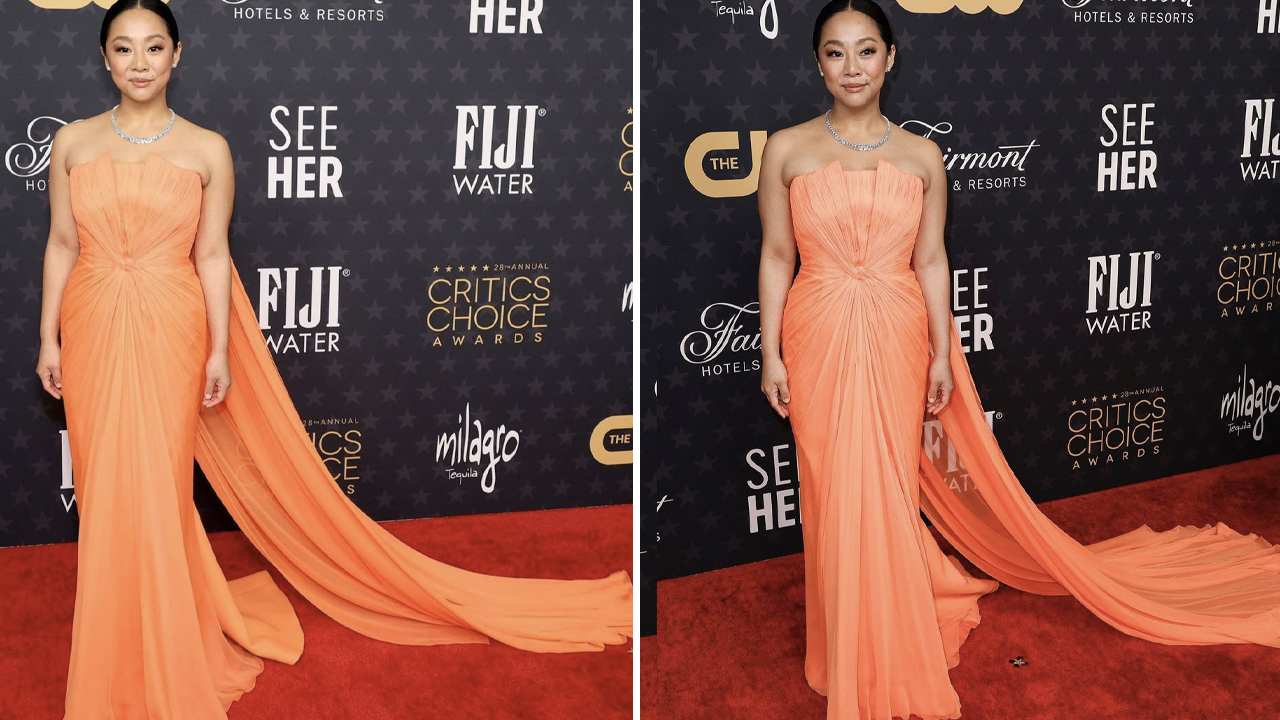 Foto 1: Reprodução/Instagram @celebsinvalentino; Foto 2: Reprodução/Instagram @justjared. 