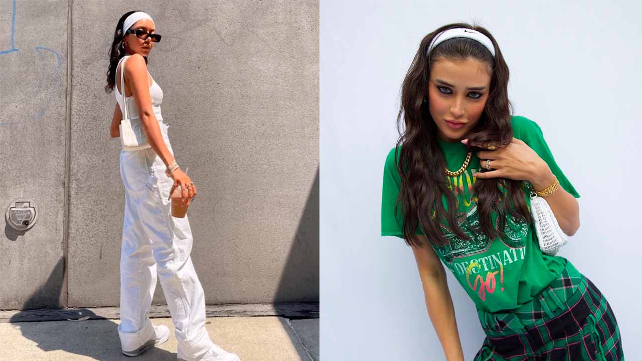 Faixa de cabelo estão entre as tendências atuais de moda e são opções incríveis para usar no carnaval.