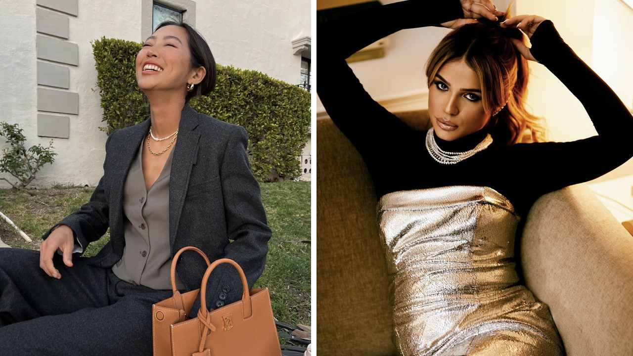 Foto 1: Reprodução/Instagram @aimeesong; Foto 2: Reprodução/Instagram @thassianaves. Clique na imagem e confira peças similares!
