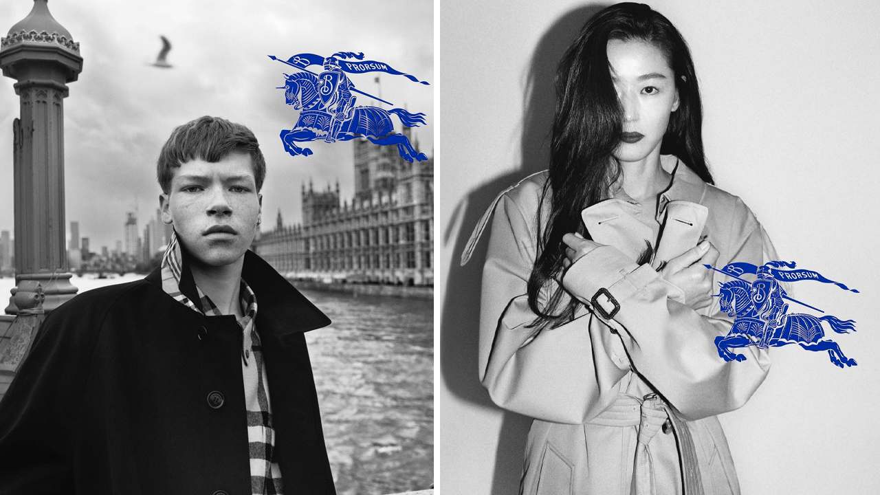 Nova campanha da Burberry sob comando de Daniel Lee. Clique na imagem e confira criações da marca! (Fotos: Reprodução/Instagram @burberry)