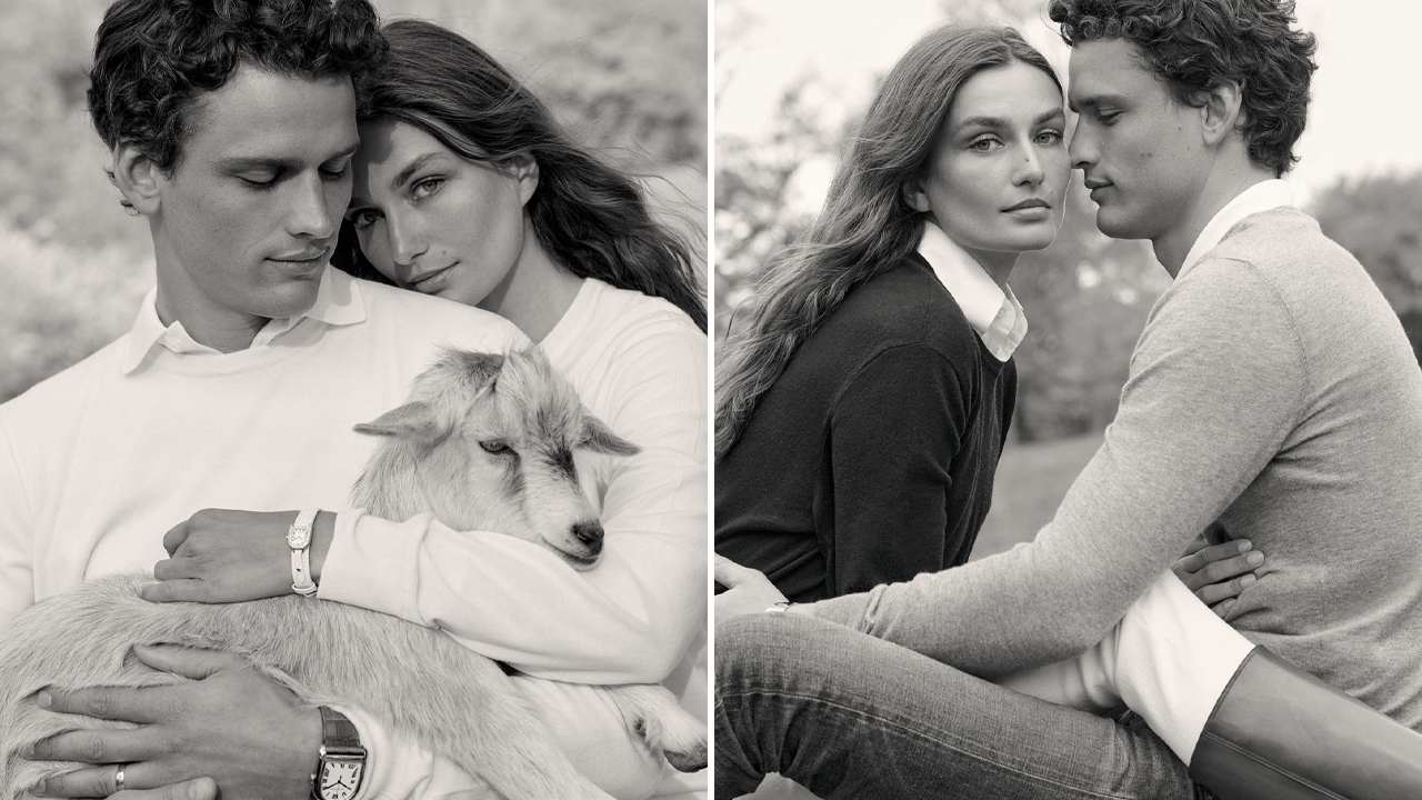 Campanha publicitária do suéter de cashmere com certificado C2C da Ralph Lauren. Clique na imagem e confira mais criações da marca! (Foto: Reprodução/Instagram @ralphlauren)