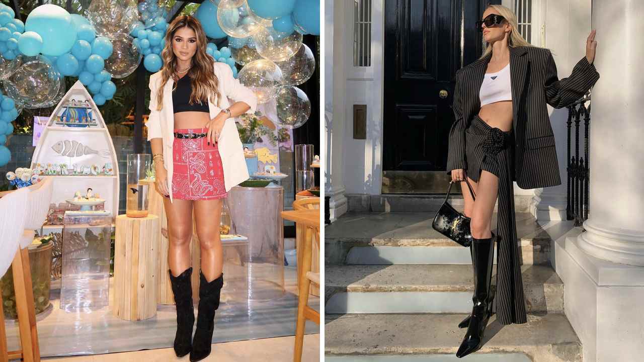 Foto 1: Reprodução/Instagram @thassianaves; Foto 2: Reprodução/Instagram @leoniehanne. Clique na imagem e confira peças similares!