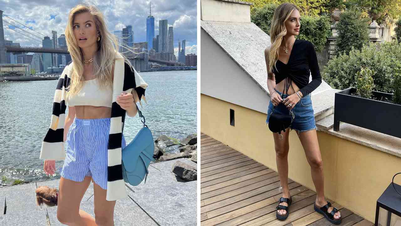 Foto 1: Reprodução/Instagram @xeniaadonts; Foto 2: Reprodução/Instagram @chiaraferragni. Clique na imagem e confira peças similares!