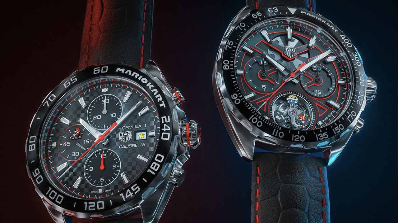 Relógios Tag Heuer Chronograph Tourbillon & Chronograph. TAG Heuer Formula1 X Mario Kart Clique na imagem e confira mais modelos de relógios de luxo no Etiqueta Única! (Foto: Reprodução/Instagram @tagheuer) 