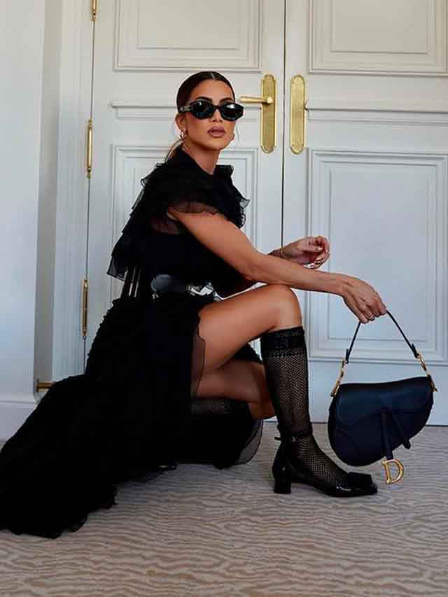 Saddle dior uma das bolsas queridinhas das influenciadoras de moda.