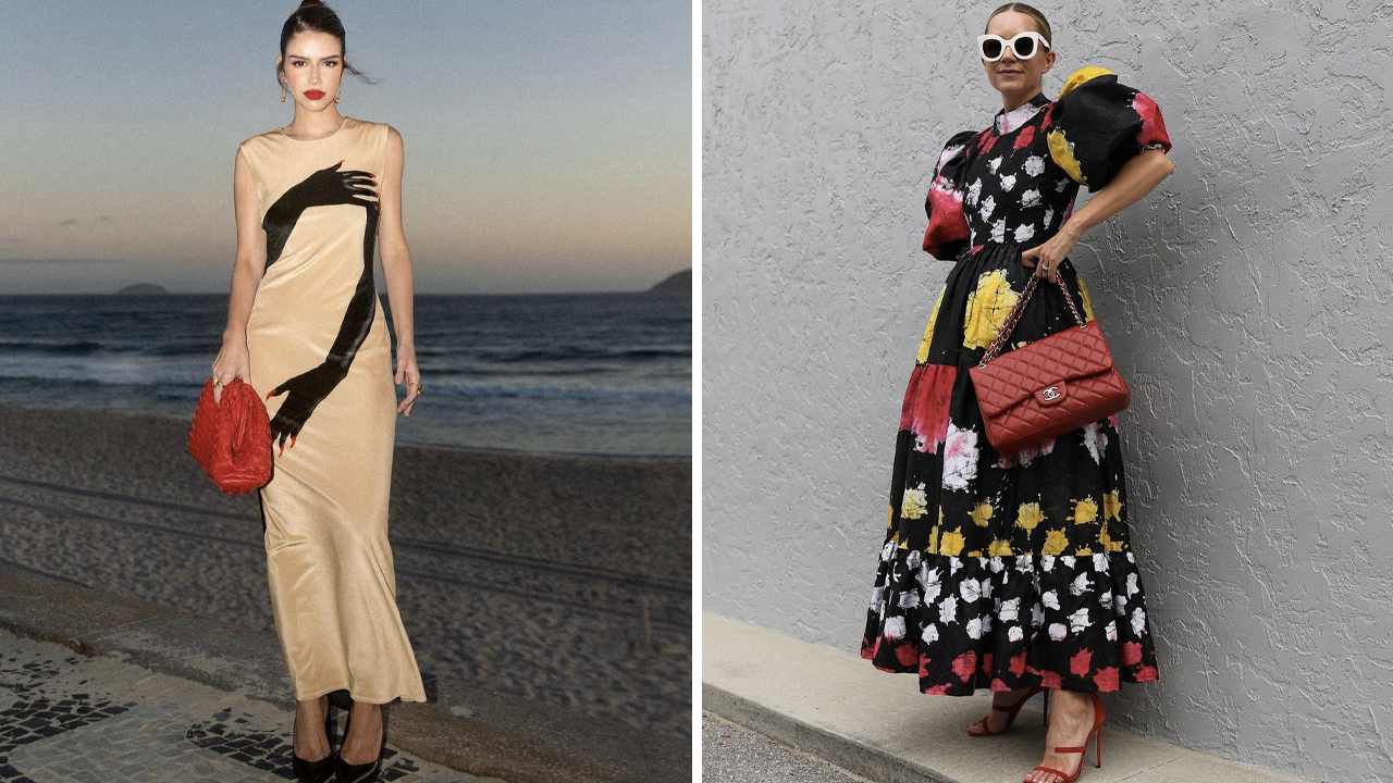 Foto 1: Reprodução/Instagram @leleburnier; Foto 2: Reprodução/Instagram @blaireadiebee. Clique na imagem e confira peças similares!