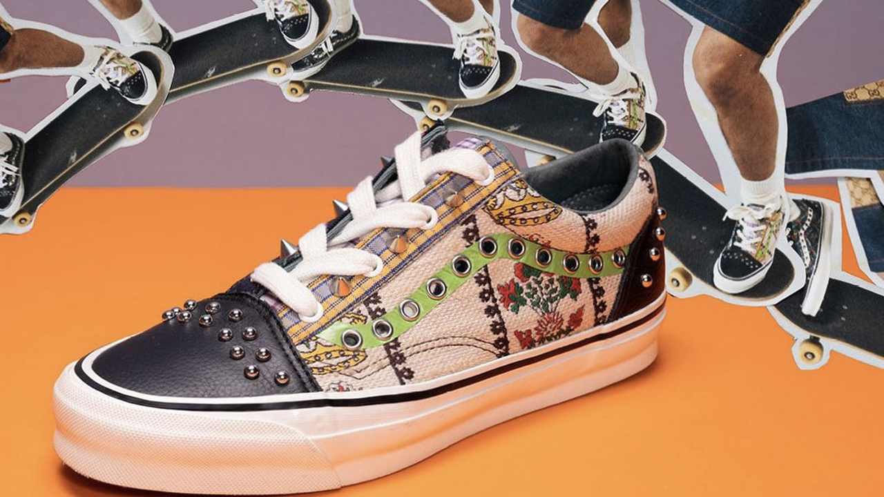 Criação da Vans para a Gucci Continuum. Clique na imagem e confira mais peças da marca! (Fotos: Reprodução/Instagram @guccivault)