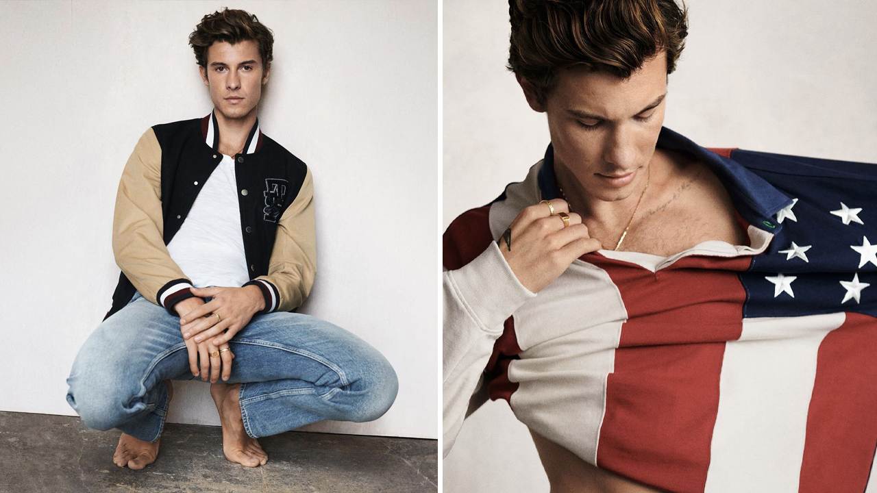 Shawn Mendes em fotos para a campanha da coleção "Tommy X Shawn Classics Reborn". Clique na imagem e confira mais peças da marca! (Fotos: Reprodução/Instagram @tommyhilfiger)