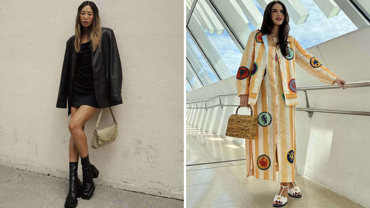 Foto 1: Reprodução/Instagram @aimeesong; Foto 2: Reprodução/Instagram @leleburnier. Clique na imagem e confira peças similares!