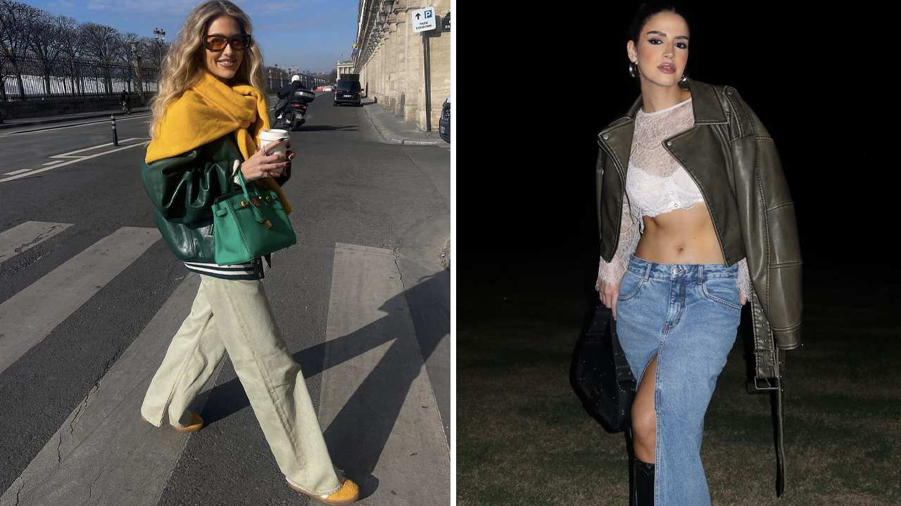 Foto 1: Reprodução/Instagram @emilisindlev; Foto 2: Reprodução/Instagram @leleburnier. Clique na imagem e confira peças similares!