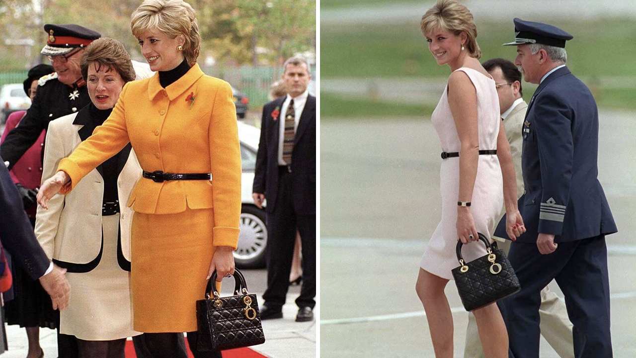 Princesa Diana com sua Dior Chouchou. Clique na imagem e confira mais modelos da marca! (Fotos: Reprodução/Instagram @princesdianaa)