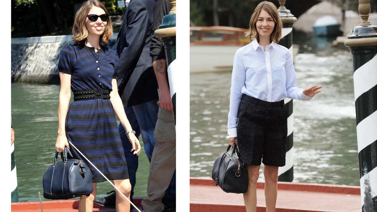 Sofia Coppola com sua Louis Vuitton SC. Clique na imagem e confira mais modelos da marca! (Fotos: Reprodução/Instagram @sofiacoppola_style)