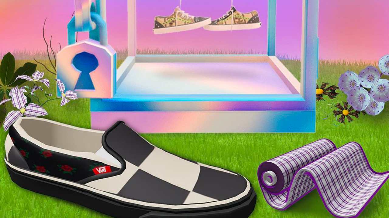 Colaboração Gucci, Vans e Roblox. Clique na imagem e confira criações da marca italiana! (Foto: Reprodução/Instagram @guccivault)