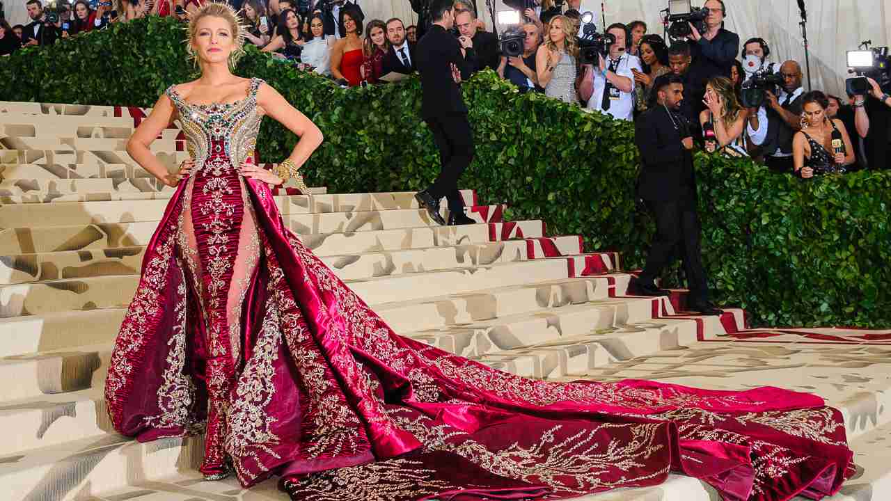 Blake Lively no Met Gala 2018. 