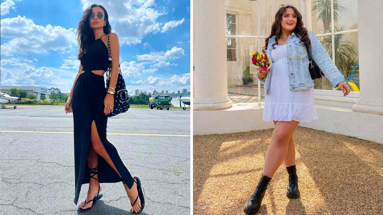 Foto 1: Reprodução/Instagram @silviabraz; Foto 2: Reprodução/Instagram @amyastridd. Clique na imagem e confira modelos de bolsa tiracolo!
