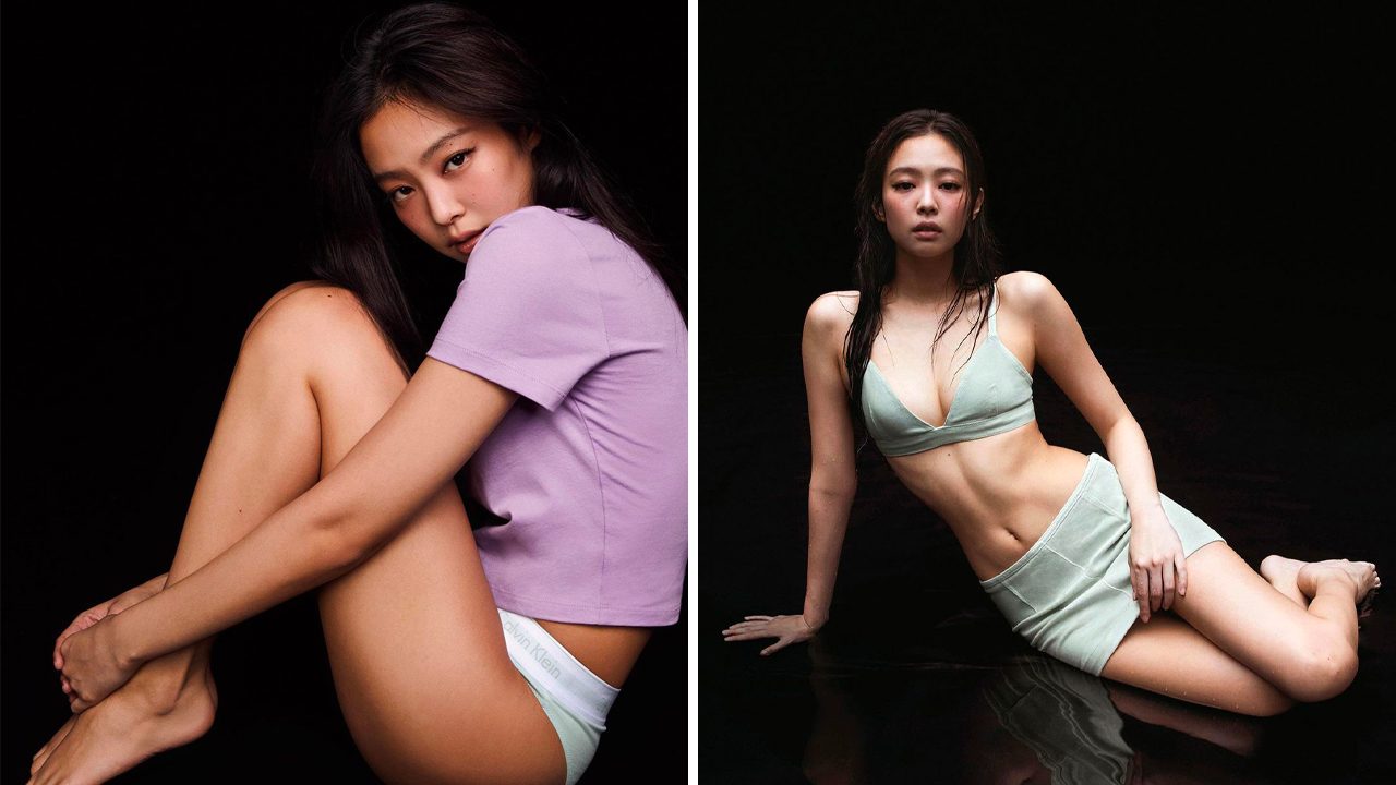 Campanha 'Jennie for Calvin Klein'. Clique na imagem e confira mais criações da marca! (Fotos: Reprodução/Instagram @calvinklein)