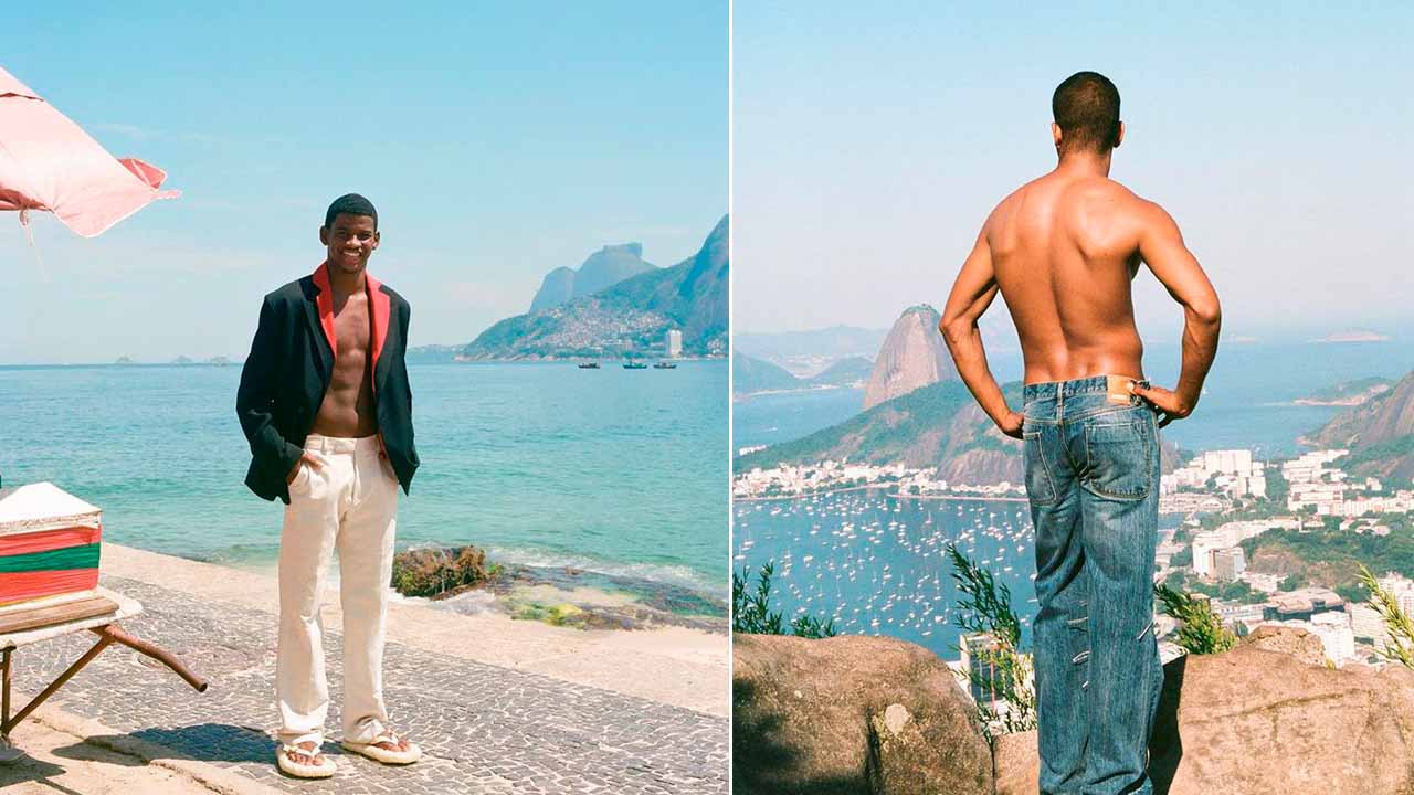Campanha Jacquemus na cidade do Rio de Janeiro.