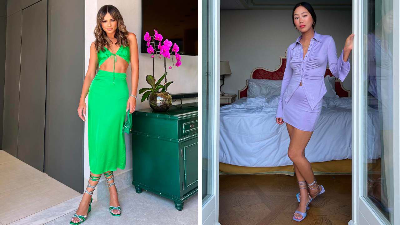 Foto 1: Reprodução/Instagram @thassianaves; Foto 2: Reprodução/Instagram @aimeesong. Clique na imagem e confira peças similares!