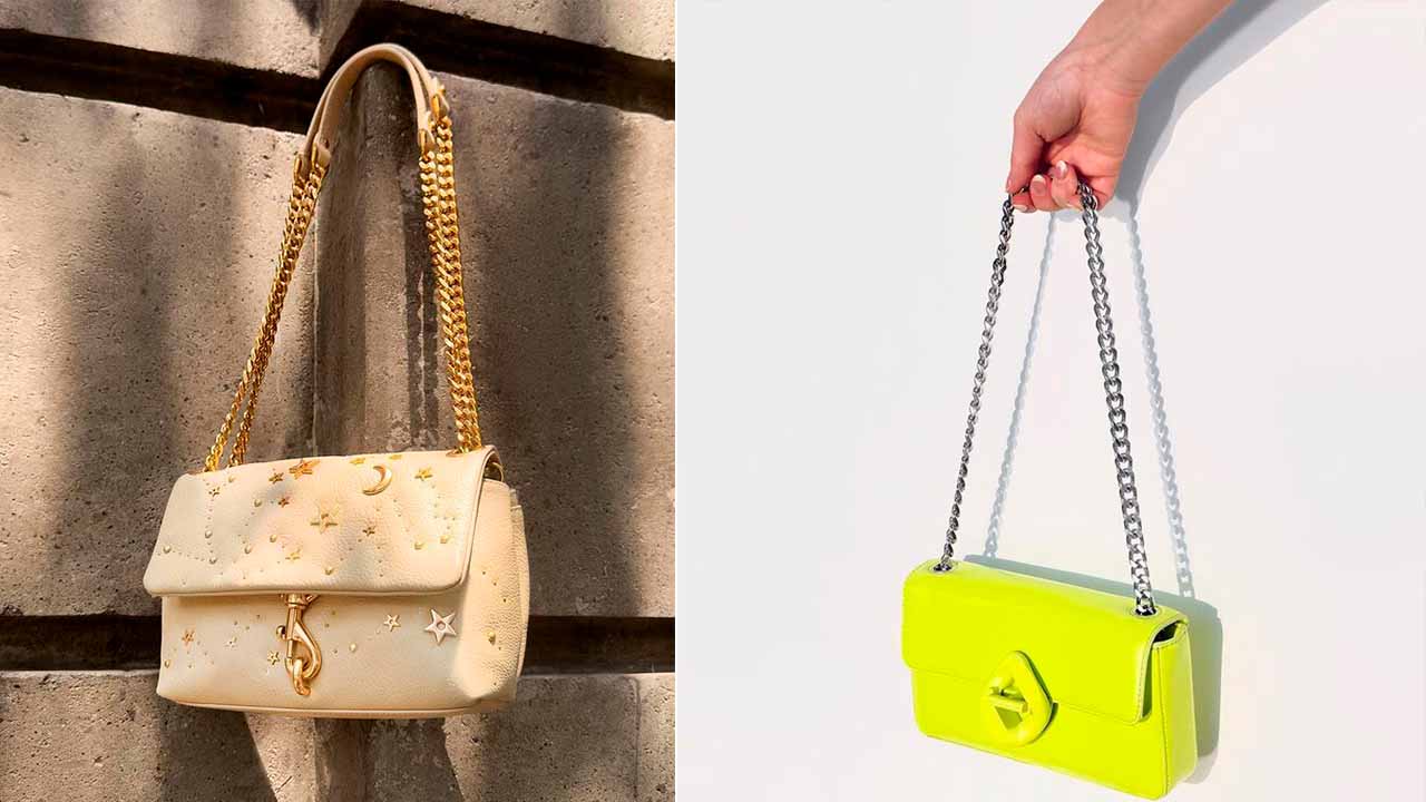 Bolsas de luxo acessíveis  mara internacional americana Rebeca Minkoff.