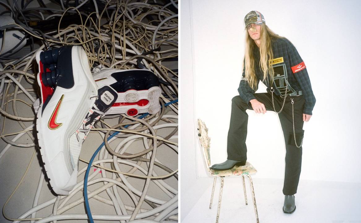 Fotos do tênis Nike X martine rose, um dos mais desejados do ano.
