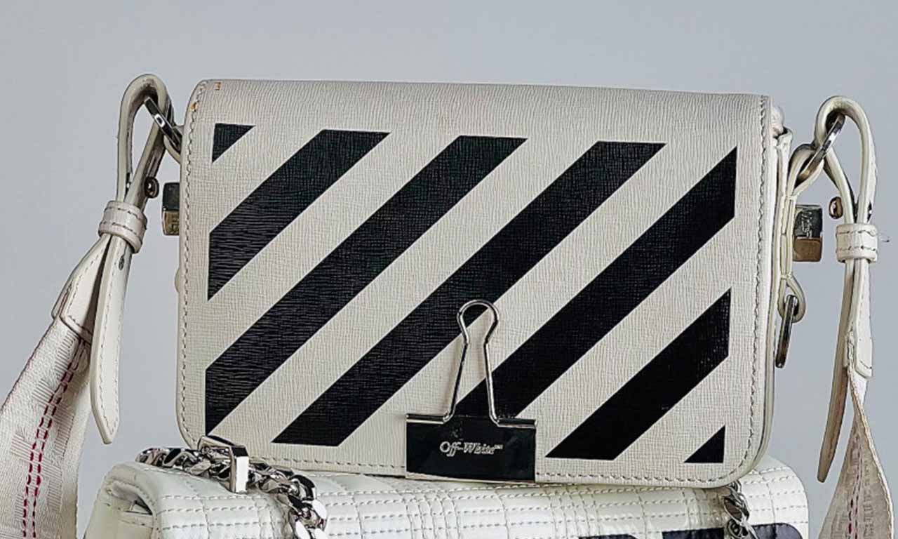 Bolsa off White Marca de Moda Streetwear de Luxo para presentear adoslencentes.