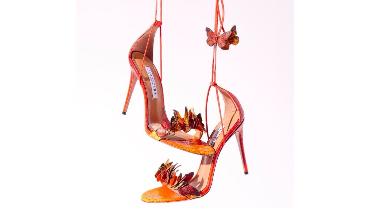 Sandália Aquazzura. Clique na imagem e confira mais modelos da marca! (Foto: Reprodução/Instagram @aquazzura)