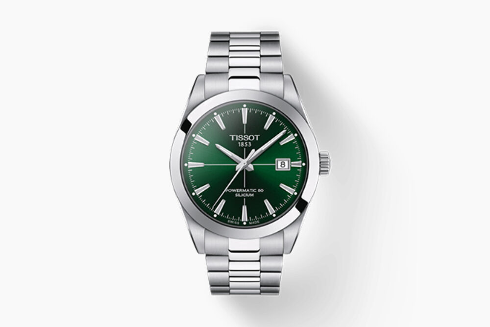 Um dos relógios masculinos da Tissot.