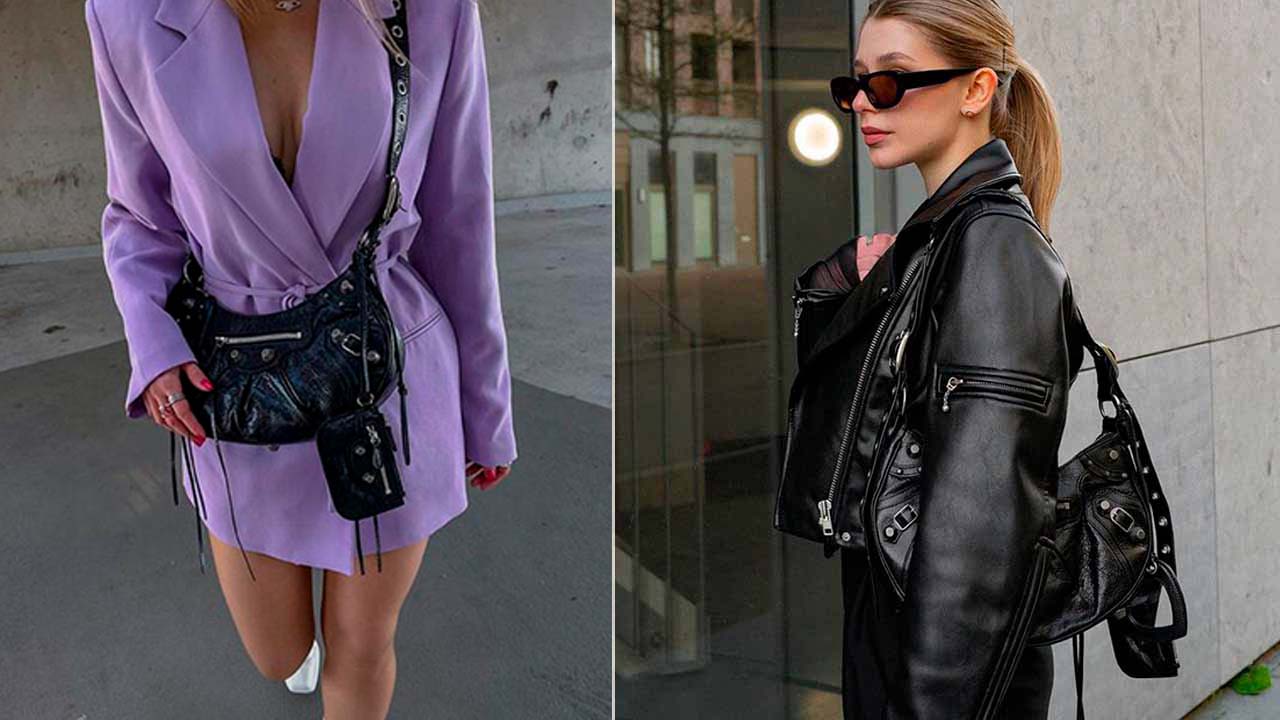 Bolsa Preta Balenciaga Le Cagole.