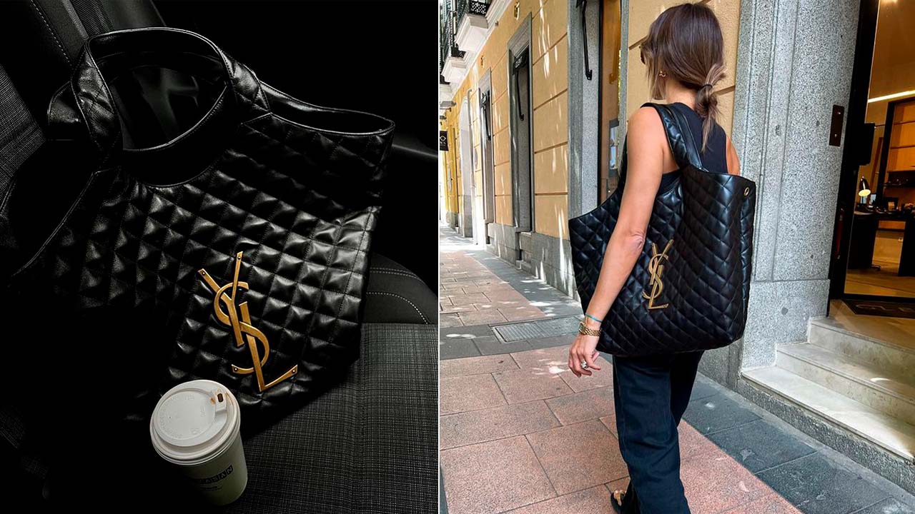 Saint Laurent Icare Preta.