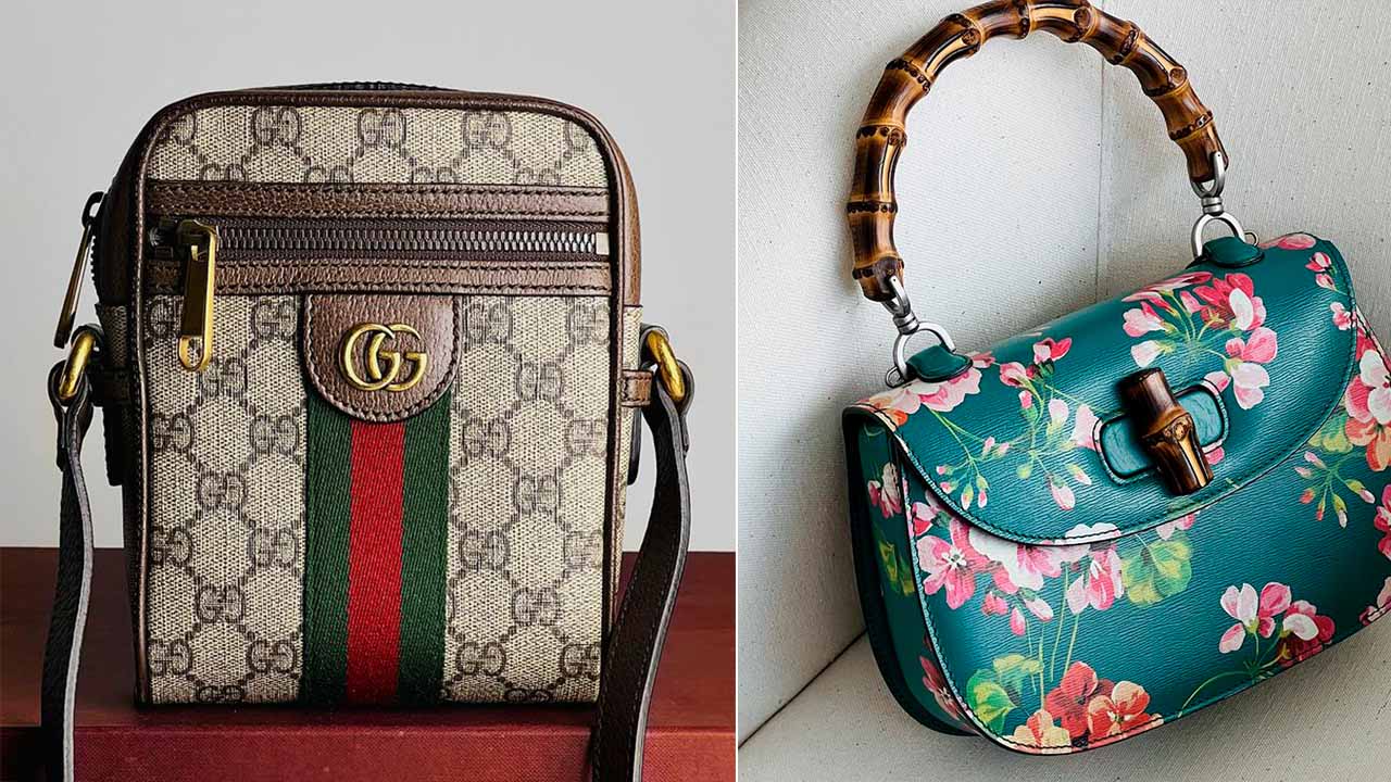 Bolsas Gucci.
