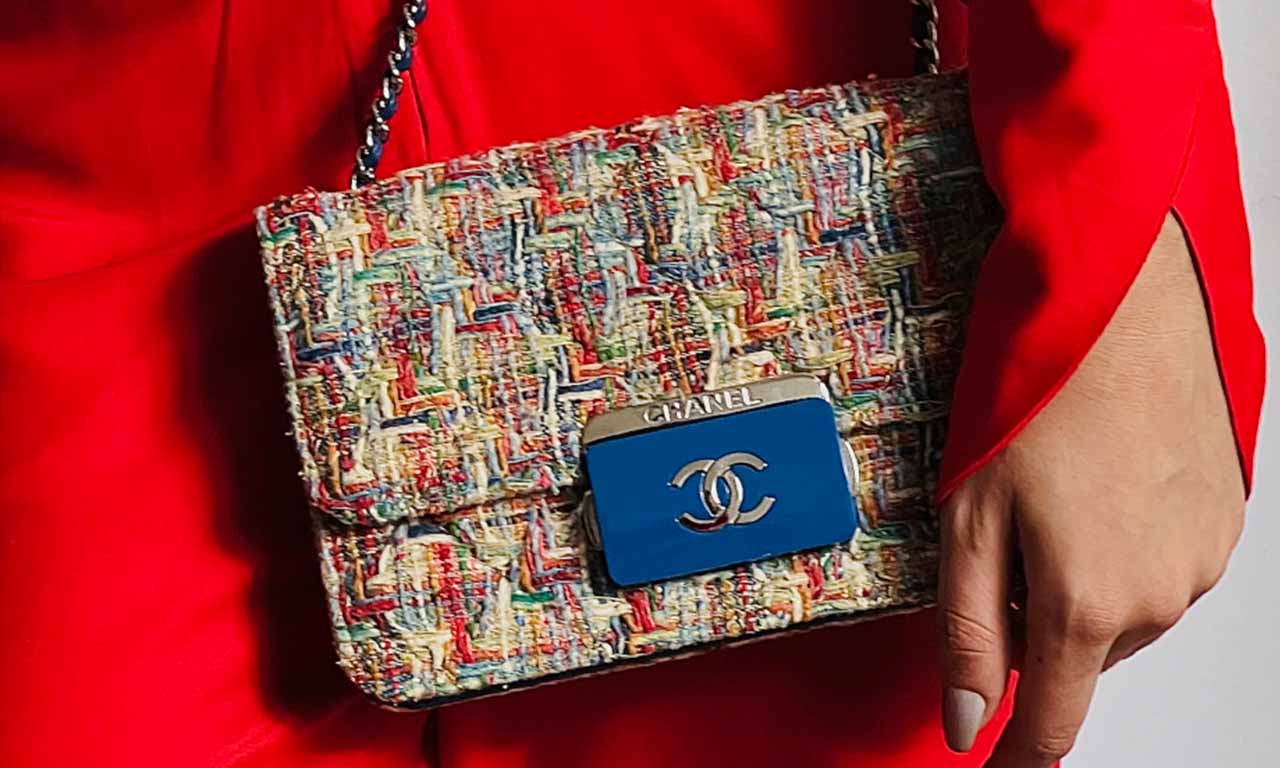 Bolsa Chanel de Tweed.