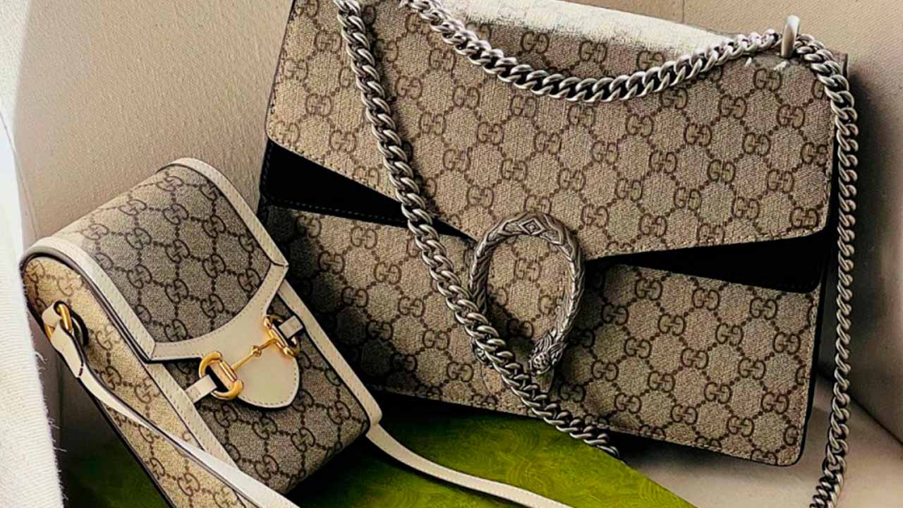 Bolsas Gucci.