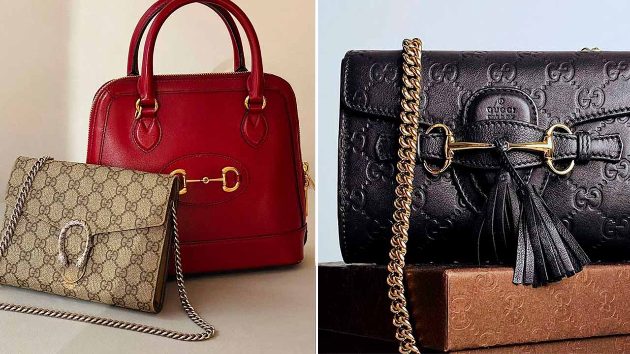 Bolsas Gucci.
