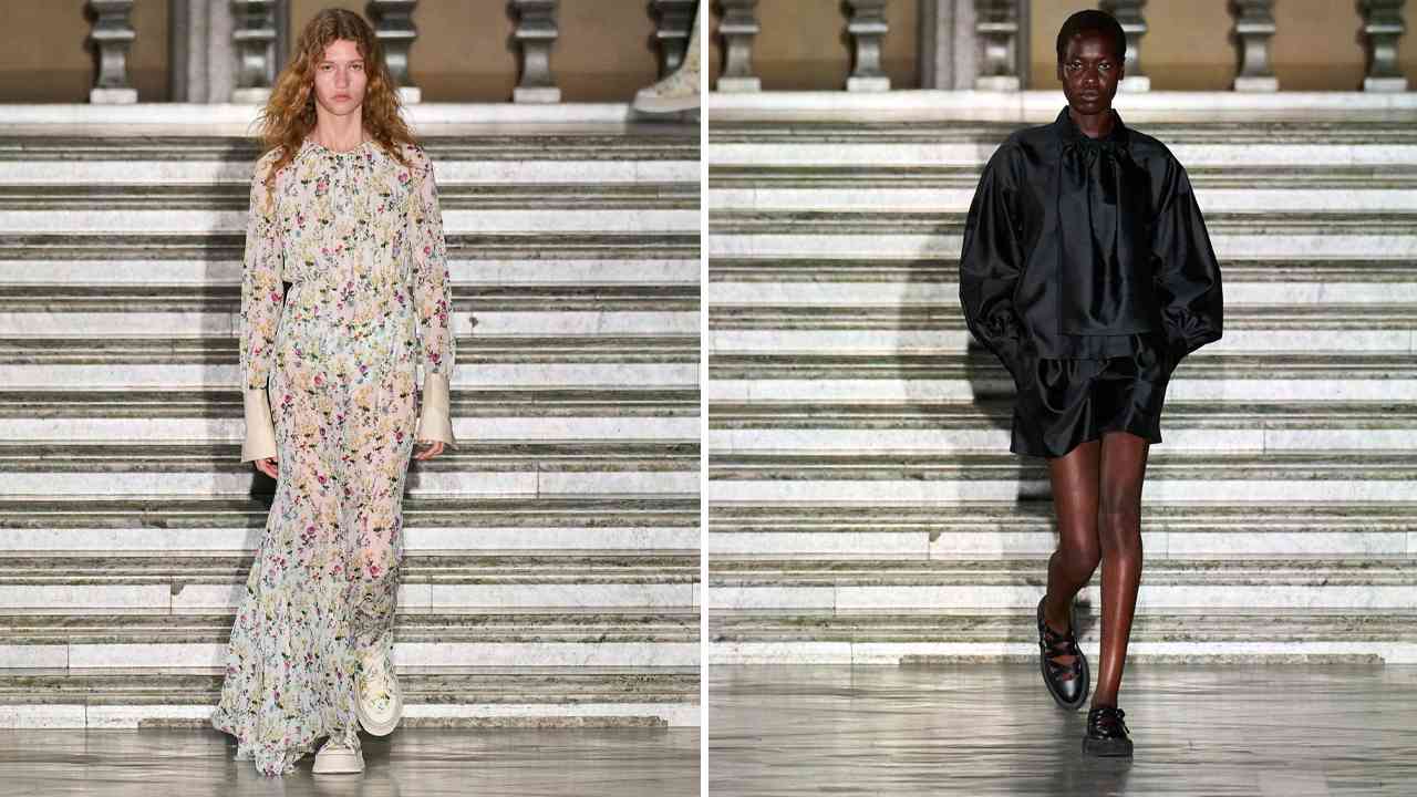 Desfile Max Mara Resort 2024. Clique na imagem e confira mais criações da marca! (Fotos: Reprodução/Instagram @dilfashiongroup)