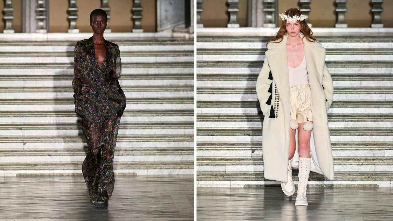 Desfile Max Mara Resort 2024. Clique na imagem e confira mais criações da marca! (Fotos: Reprodução/Instagram @dilfashiongroup)