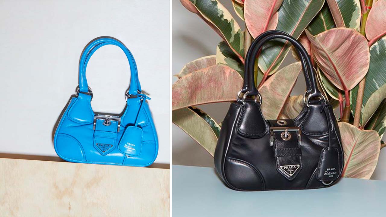 Bolsa Prada Moon uma das bolsas de luxo para inverno 2023.