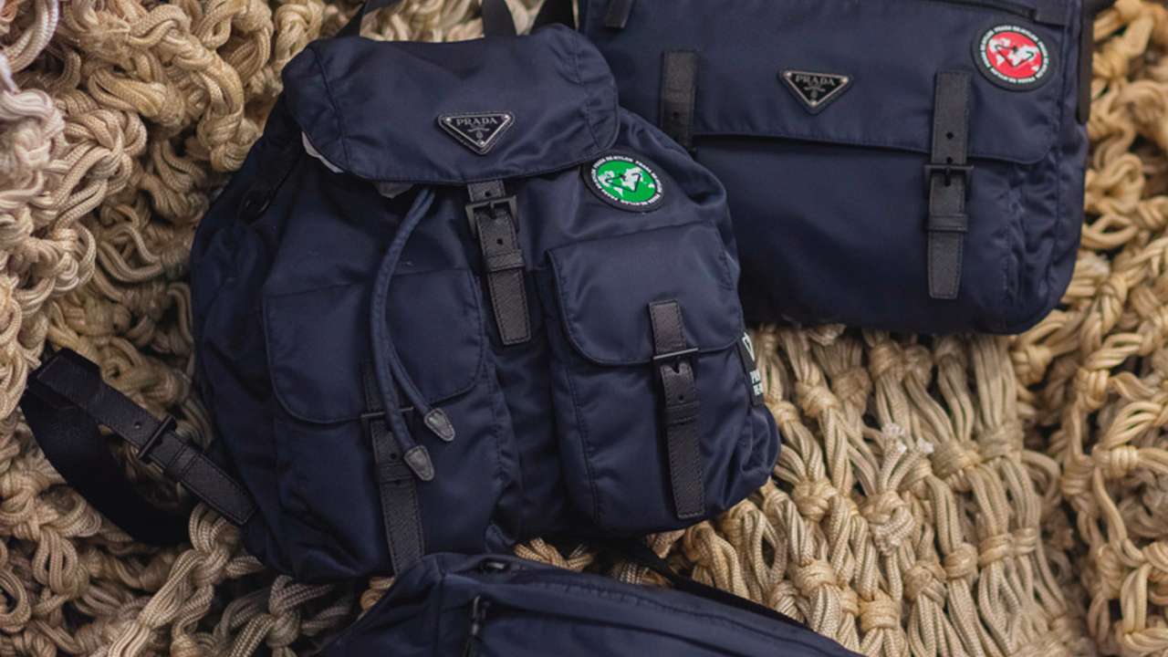 Produtos da linha Prada Re-Nylon. Clique na imagem e confira criações da marca! (Foto: Reprodução/Instagram @prada)