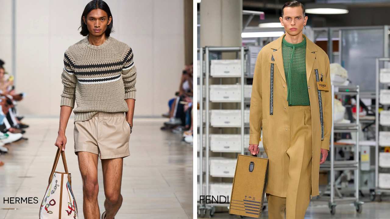 Clique na imagem e confira peças das tendências de Primavera/Verão 2024! (Fotos: Reprodução/Vogue Runaway)